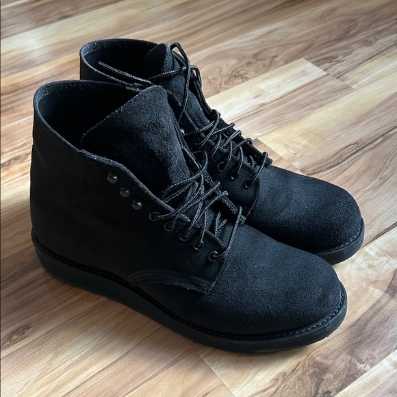 Red Wing Shoes Other - Red Wing 1989 Men's Black Rough Out Suede Boots Limited Edition United Arrows